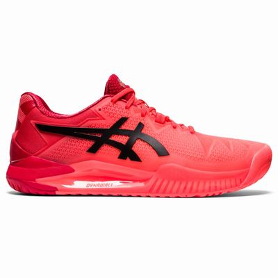 Férfi Asics Gel-Resolution 8 Tokyo Teniszcipő AS2817659 Narancssárga Piros/Fekete